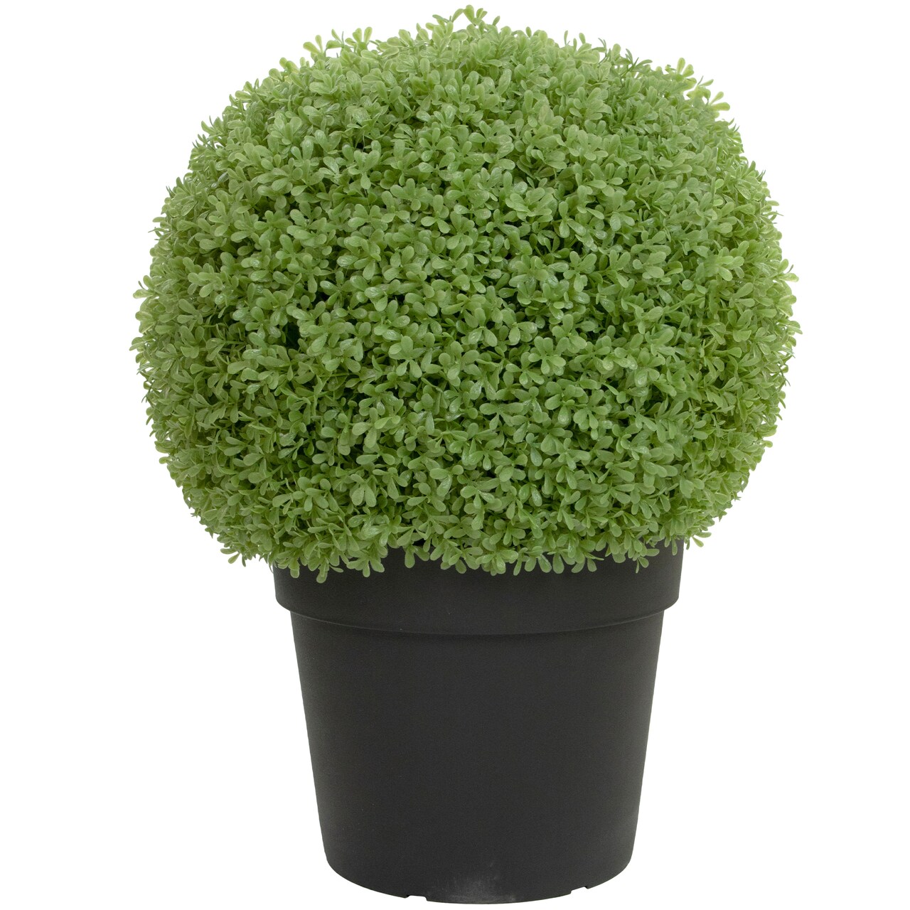 Northlight 22&#x22; Artificial Boxwood Ball Topiary in Round Pot, Unlit